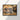 Black-framed Artwork Traditional Japanese Scene Gold Leaf Accents Genji Kneels Beneath, Courtly Aesthetics, Rolled-back Eaves