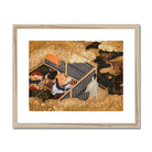 Tale of Genji Japanese Courtly Aesthetics Art Print, Framed Japanese Artwork