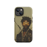 On Target - Black Gay Biker Queen Iphone Case, 14 / Matte, Iphone Case Stylized Portrait