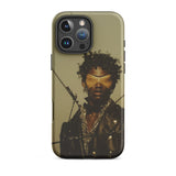 On Target - Black Gay Biker Queen Iphone Case, 16 Pro Max / Matte, Olive Green Iphone Case