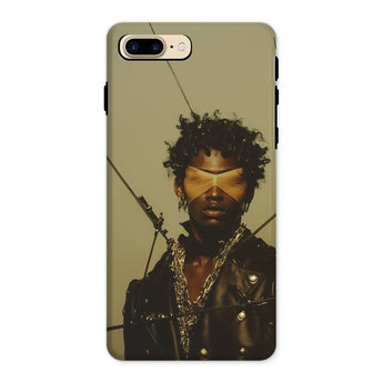 On Target - Black Gay Biker Queen Iphone Case, 8 Plus / Matte, Phone Case Blindfolded Person