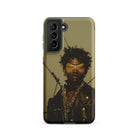 On Target Black Gay Biker Queen Samsung Case, Galaxy S21 / Matte, Smartphone Case Graphic Person Blindfold