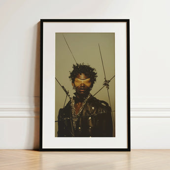 On Target - Black Gay Motorcycle Queen Art Print / Canvas, 12x18’’ / 31x46cm / Frame / Matboard, Posters Prints & Visual Artwork, Toby Leon
