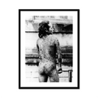 Tattooed Betto Art Print, Black White Photograph Person Body Tattoos