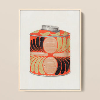 Tea Caddy - Jacob Gielens 1930s Kitchen Art Print / Canvas, 12x16’’ / 31x41cm / Natural Frame, Posters Prints & Visual Artwork, Toby Leon