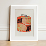Tea Caddy - Jacob Gielens 1930s Kitchen Art Print / Canvas, 12x16’’ / 31x41cm / White Frame / Matboard, Posters Prints & Visual Artwork,