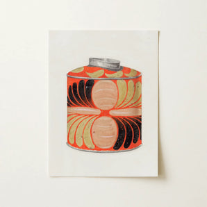 Tea Caddy - Jacob Gielens 1930s Kitchen Art Print / Canvas, Jacob Gielens’ 1930s Kitchen, 1930s Kitchen Wonderland, Gielens’ 1930s Kitchen