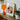 Orange Glass Table Lamp Flared Shade Tapered Base Jacob Gielens’ 1930s Kitchen, Wonderland, Art