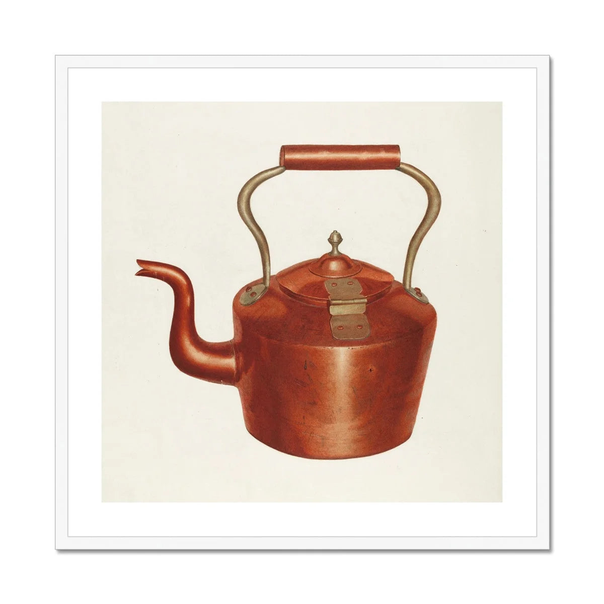 Tea Kettle - Edward L. Loper 1930s Kitchen Art Print