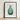 Framed Illustration Teal Glass Vase Fluted Ribbed Slender Carafe, Van Silvay Decorative, 1930s Glassware Art