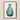 Hand-drawn Illustration Vintage-style Green Glass Bottle Fluted Ribbed Teal Carafe, Van Silvay Decorative, 1930s Glassware Art