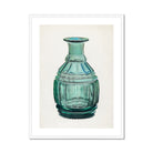 Teal Carafe - Van Silvay 1930s Glassware Art Print