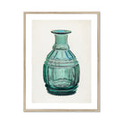 Teal Carafe - Van Silvay 1930s Glassware Art Print