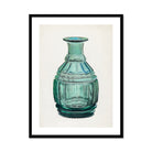 Teal Carafe - Van Silvay 1930s Glassware Art Print