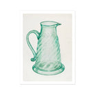 Teal Molasses Jug - Giacinto Capelli 1930s Kitchen Art Print