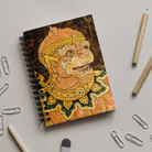 Thai Monkey See - Traditional Fresco Art Notebook Notebooks & Notepads