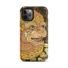 Thai Monkey See Traditional Fresco Iphone Case, 11 Pro / Matte, Hanuman Themed Iphone Case