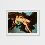 The Abduction of Ganymede - Benigne Gagneraux Art Print / Canvas Seizes Trojan, Myth, Dark Eagle Sovereign, Cerulean Sky Opening, Pale