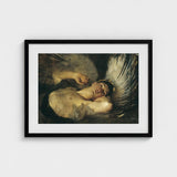 The Awakening - Solomon Joseph Art Print / Canvas, Arrests, Winged Figure Hauled, Amber-ochre Chest Broad, Prints