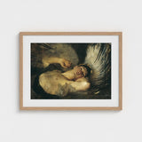 The Awakening - Solomon Joseph Art Print / Canvas, Arrests, Winged Figure Hauled, Amber-ochre Chest Broad, Prints