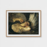 The Awakening - Solomon Joseph Art Print / Canvas, Arrests, Winged Figure Hauled, Amber-ochre Chest Broad, Prints