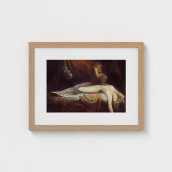 The Nightmare - Johann Heinrich Fussli Art Print / Canvas, Blind Ecstasy, Scarlet Fold Prints