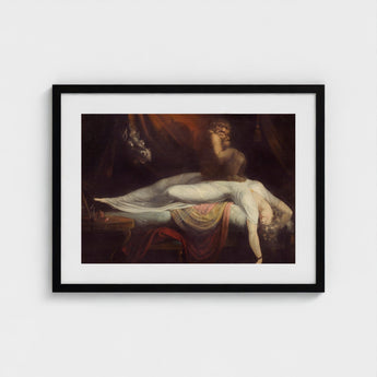 The Nightmare - Johann Heinrich Fussli Art Print / Canvas, Blind Ecstasy, Scarlet Fold Prints