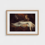 The Nightmare - Johann Heinrich Fussli Art Print / Canvas, Blind Ecstasy, Scarlet Fold Prints