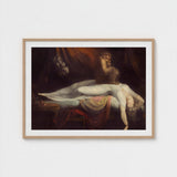 The Nightmare - Johann Heinrich Fussli Art Print / Canvas, Blind Ecstasy, Scarlet Fold Prints