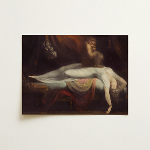 The Nightmare - Johann Heinrich Fussli Art Print / Canvas, Blind Ecstasy, Scarlet Fold Prints