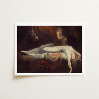 The Nightmare - Johann Heinrich Fussli Art Print / Canvas, Blind Ecstasy, Scarlet Fold Prints