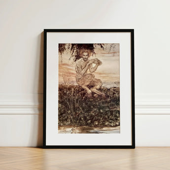 The Piper at Gates of Dawn - Arthur Rackham Art Print / Canvas, Prints