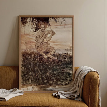 The Piper at Gates of Dawn - Arthur Rackham Art Print / Canvas, Prints