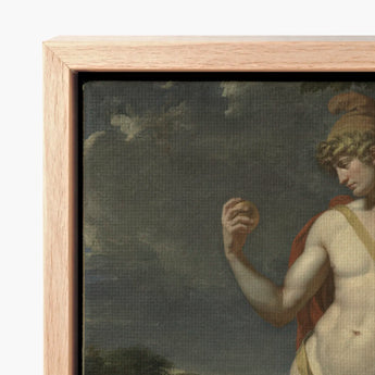 The Shepherd - Jean Baptiste Frederic Desmarais Art Print / Canvas Light Wood-framed Classical Painting Muscular Bare-chested Phrygian