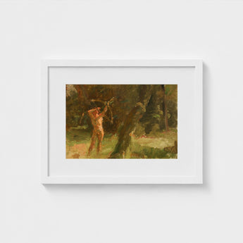 The Shooter - Julius Paulsen Art Print / Canvas Jægersborg’s Myth-breeding Grove, Fine Photo, Apollo Made Flesh Prints