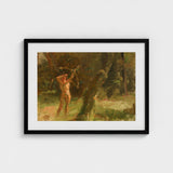 The Shooter - Julius Paulsen Art Print / Canvas Jægersborg’s Myth-breeding Grove, Fine Photo, Apollo Made Flesh Prints