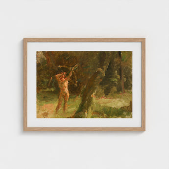 The Shooter - Julius Paulsen Art Print / Canvas Jægersborg’s Myth-breeding Grove, Fine Photo, Apollo Made Flesh Prints