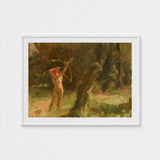 The Shooter - Julius Paulsen Art Print / Canvas Jægersborg’s Myth-breeding Grove, Fine Photo, Apollo Made Flesh Prints