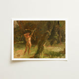 The Shooter - Julius Paulsen Art Print / Canvas Jægersborg’s Myth-breeding Grove, Fine Photo, Apollo Made Flesh Prints