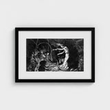 The Sorceress - Jan Van De Velde Ii Art Print / Canvas Crooked Hearth Burns, Conjurer Leans Prints