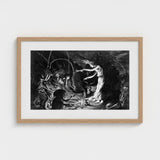 The Sorceress - Jan Van De Velde Ii Art Print / Canvas Crooked Hearth Burns, Conjurer Leans Prints