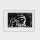 The Sorceress - Jan Van De Velde Ii Art Print / Canvas Crooked Hearth Burns, Conjurer Leans Prints