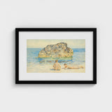 The Sunbathers - Henry Scott Tuke Fine Art Print / Canvas Boyhood’s Transitory Reverie, Tuke’s Brush Unfurls, Sea’s Aquamarine Shimmer