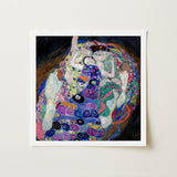 The Virgin - Gustav Klimt Symbolist Art Nouveau Print / Canvas Vibrant Square-framed Reproduction Klimt’s ?The Kiss” Patterns, Kaleidoscopic R