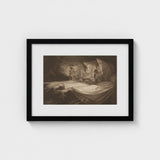 The Weird Sisters - Henry Fuseli Art Print / Canvas Death-head Moth Hovers, John Raphael Smith Mezzotint Prints