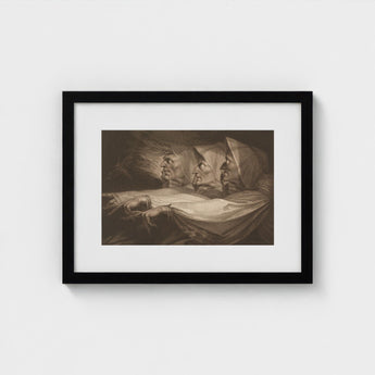The Weird Sisters - Henry Fuseli Art Print / Canvas Death-head Moth Hovers, John Raphael Smith Mezzotint Prints