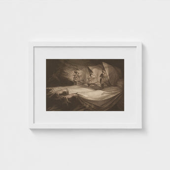 The Weird Sisters - Henry Fuseli Art Print / Canvas Death-head Moth Hovers, John Raphael Smith Mezzotint Prints