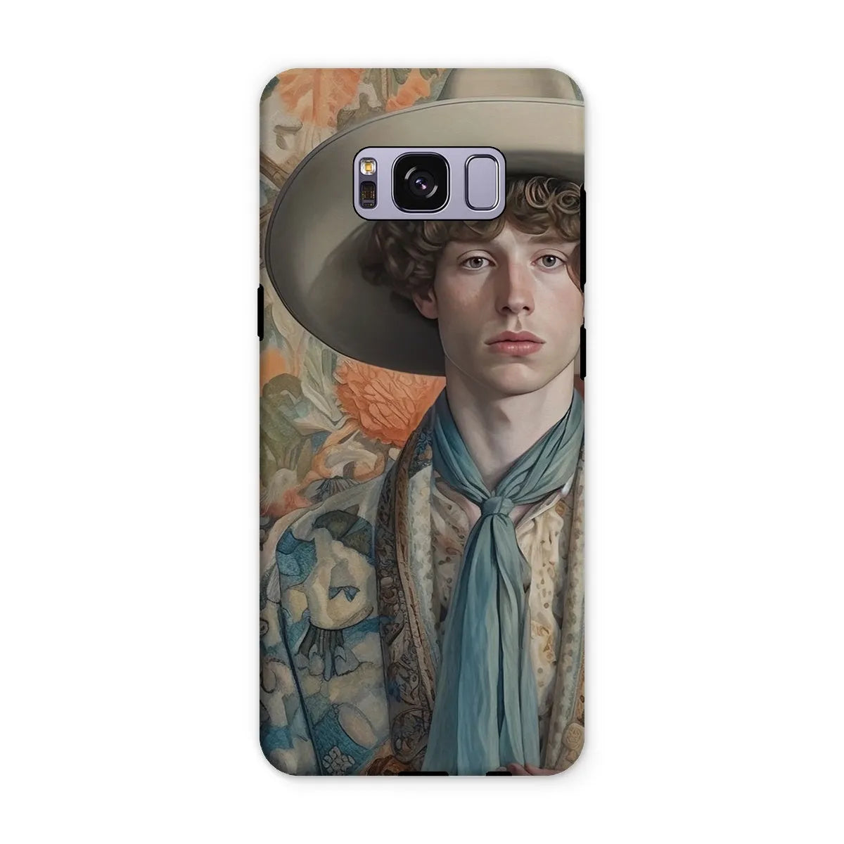 Theodore The Gay Cowboy - Dandy Gay Men Art Phone Case - Samsung Galaxy S8 Plus / Matte - Mobile Phone Cases