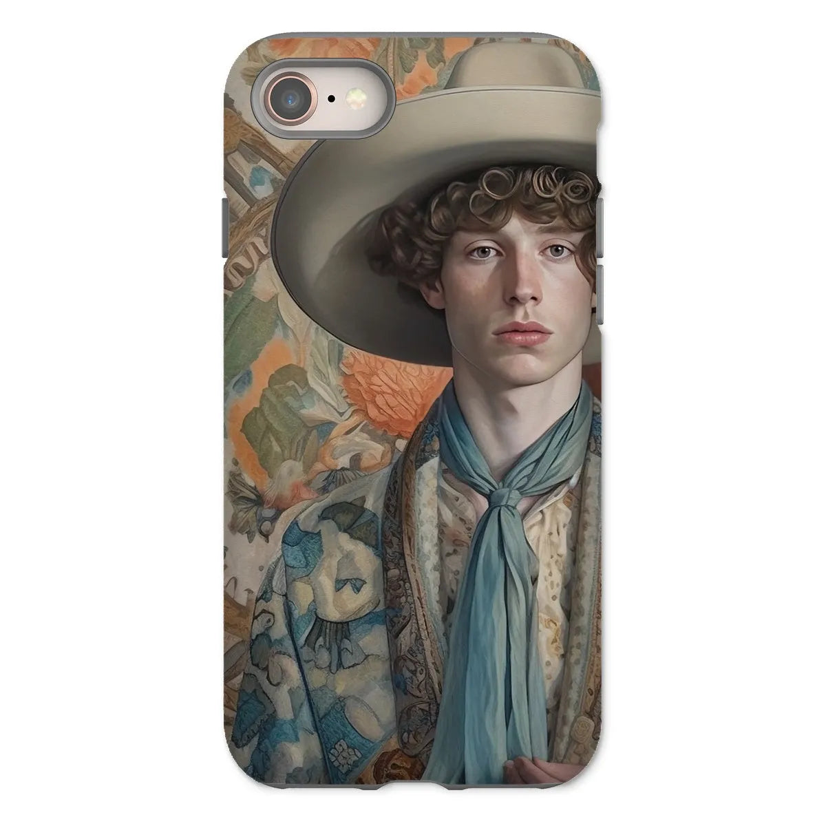 Theodore The Gay Cowboy - Dandy Gay Men Art Phone Case - Iphone 8 / Matte - Mobile Phone Cases - Aesthetic Art