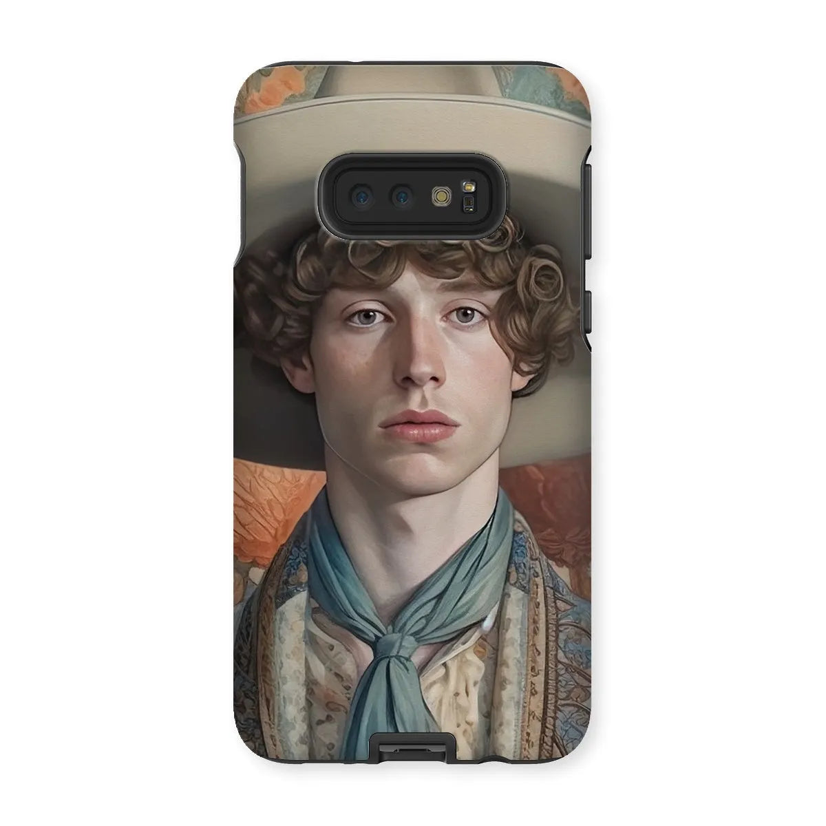 Theodore The Gay Cowboy - Dandy Gay Men Art Phone Case - Samsung Galaxy S10e / Matte - Mobile Phone Cases - Aesthetic